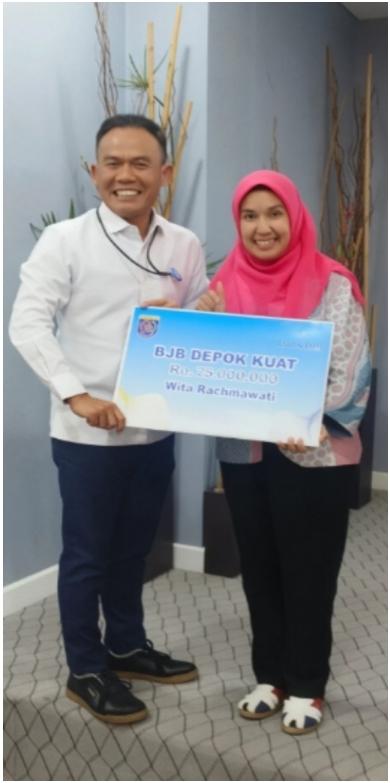 Sertifikat program KUAT untuk Wita Rahmawati